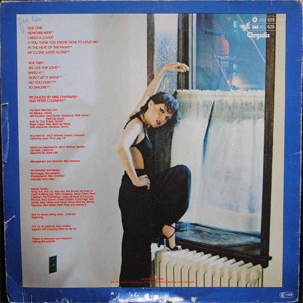 Pat Benatar : In The Heat Of The Night (LP, Album, RE)