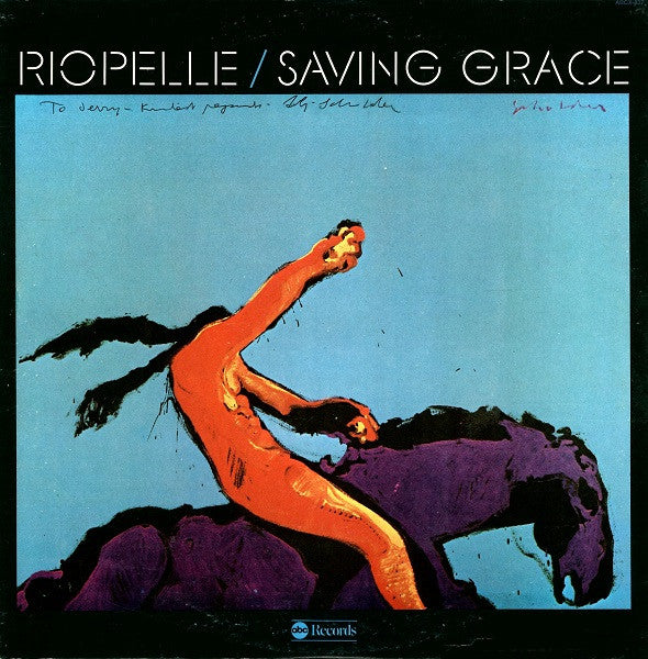 Jerry Riopelle : Saving Grace (LP, Album, Promo)