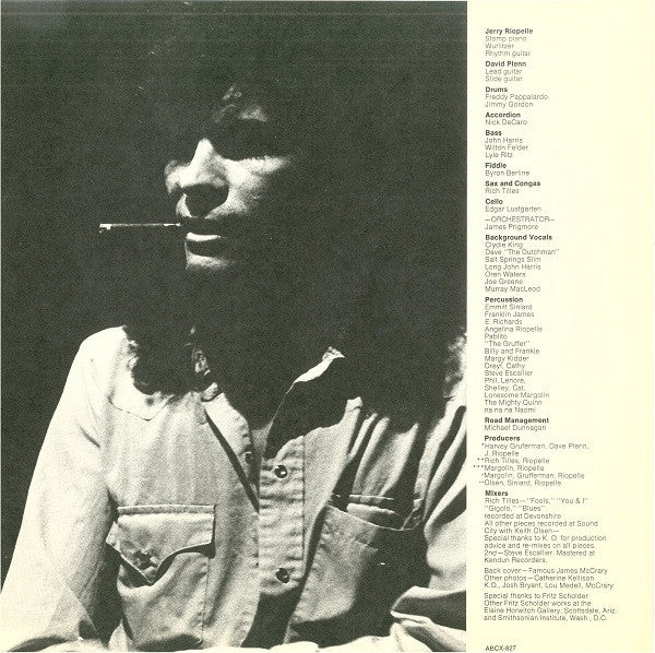 Jerry Riopelle : Saving Grace (LP, Album, Promo)