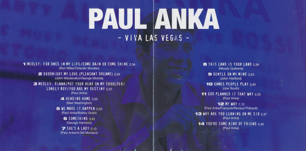 Paul Anka : Viva Las Vegas (CD, Album)