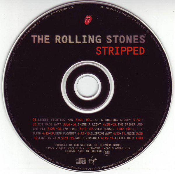 The Rolling Stones : Stripped (CD, Album, Enh)