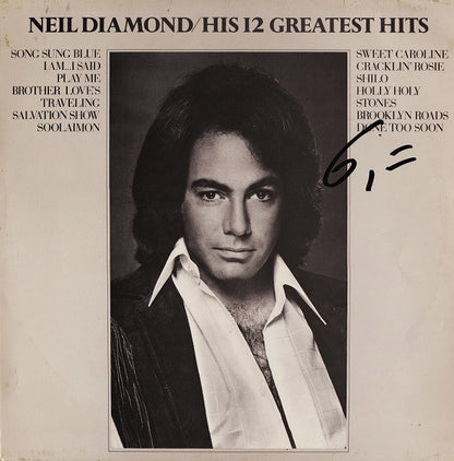 Neil Diamond : His 12 Greatest Hits (LP, Comp)