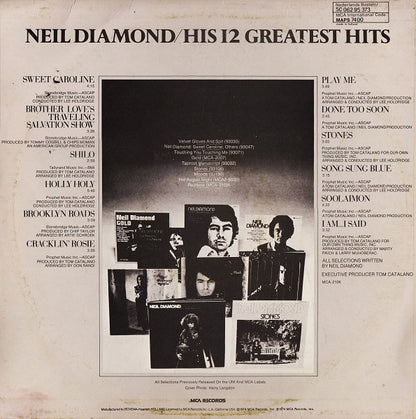 Neil Diamond : His 12 Greatest Hits (LP, Comp)