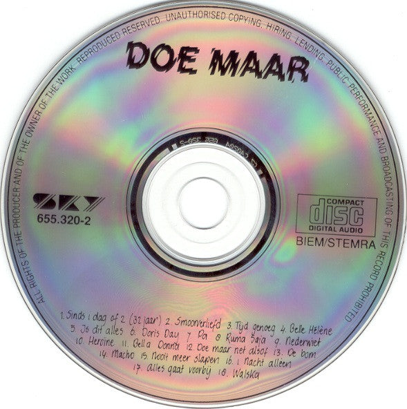 Doe Maar : De Beste (CD, Comp)