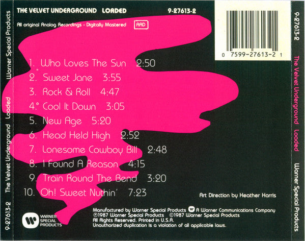 The Velvet Underground : Loaded (CD, Album, RE, Lon)