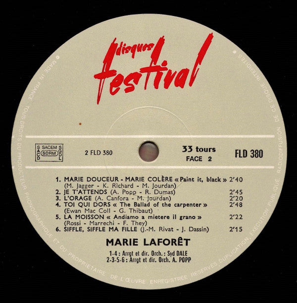 Marie Laforêt : Album : 3 (LP, Album, RP)