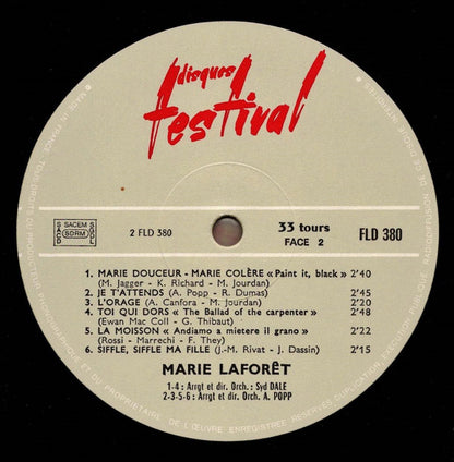 Marie Laforêt : Album : 3 (LP, Album, RP)