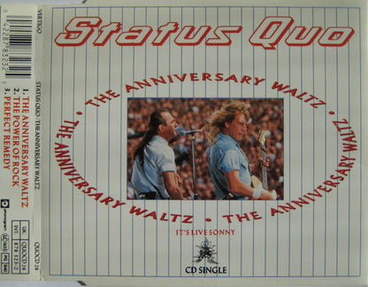 Status Quo : The Anniversary Waltz (CD, Single)