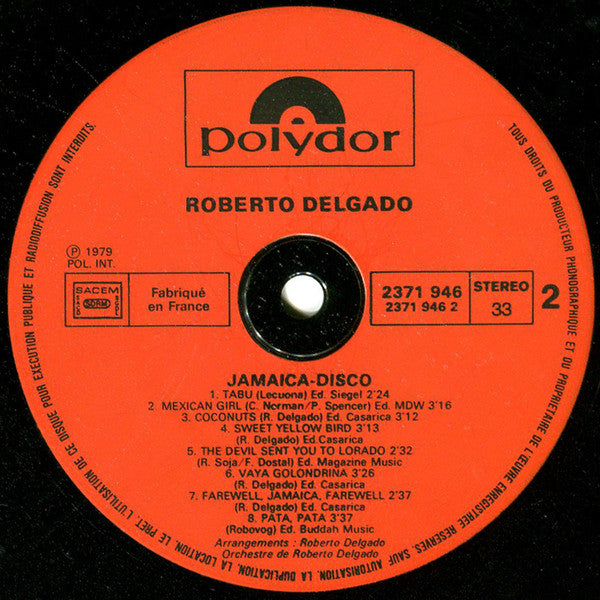 Roberto Delgado : Jamaica-Disco (LP, Album)