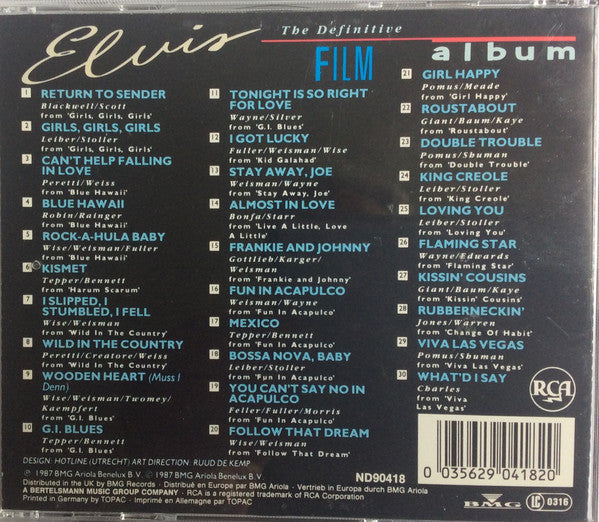 Elvis Presley : The Definitive Film Album (CD, Album, Comp)