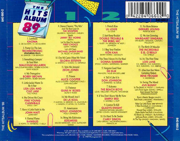 Various : The Hits Album 89 (2xCD, Comp, PDO)