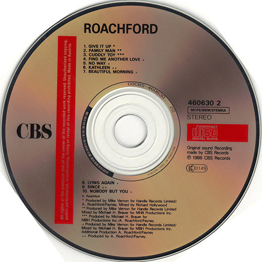 Roachford : Roachford (CD, Album)