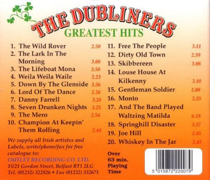 The Dubliners : Greatest Hits (CD, Comp, RM)