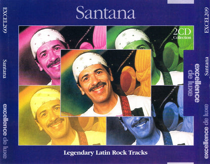 Santana : Legendary Latin Rock Tracks. Excellence De Luxe (2xCD, Comp, sli)