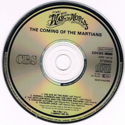 Jeff Wayne : Jeff Wayne's Musical Version Of The War Of The Worlds (2xCD, Album, RE, Fat)