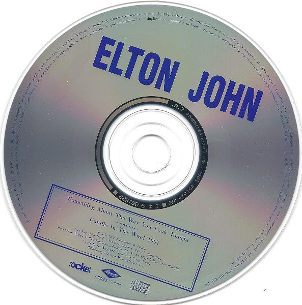 Elton John : Something About The Way You Look Tonight / Candle In The Wind 1997 (CD, Single, Car)