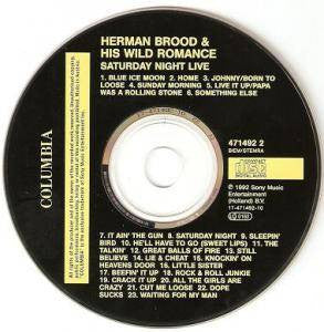 Herman Brood & His Wild Romance : Saturday Night Live! (CD, Album)