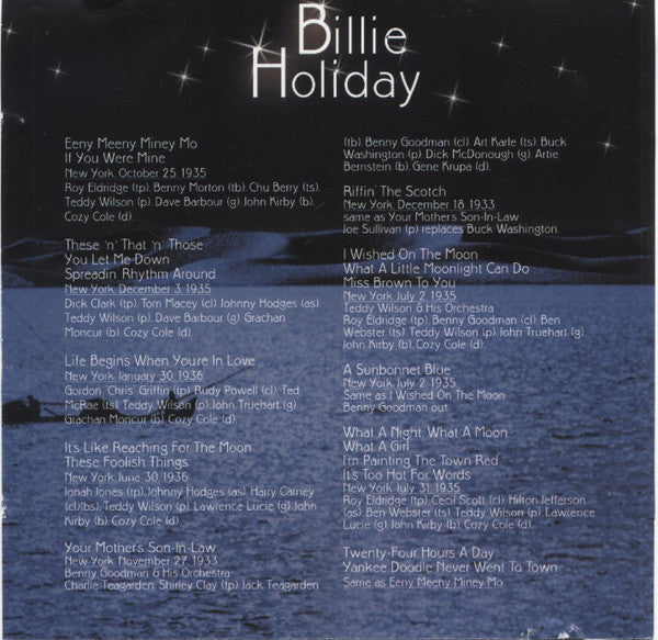 Billie Holiday : Billie Holiday (CD, Comp)