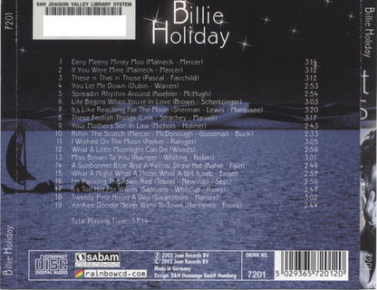 Billie Holiday : Billie Holiday (CD, Comp)