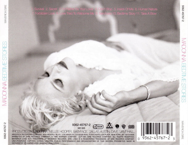 Madonna : Bedtime Stories (CD, Album, RP)