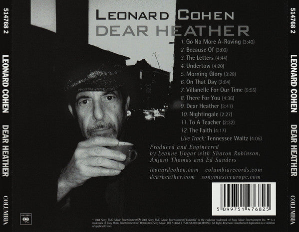 Leonard Cohen : Dear Heather (CD, Album)