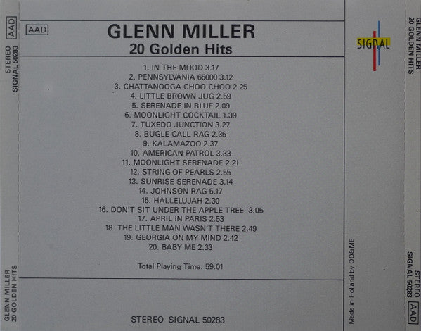 Glenn Miller : 20 Golden Hits (CD, Comp)