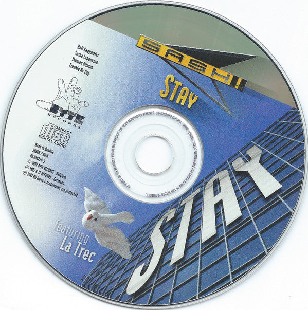 Sash! Featuring La Trec : Stay (CD, Single)