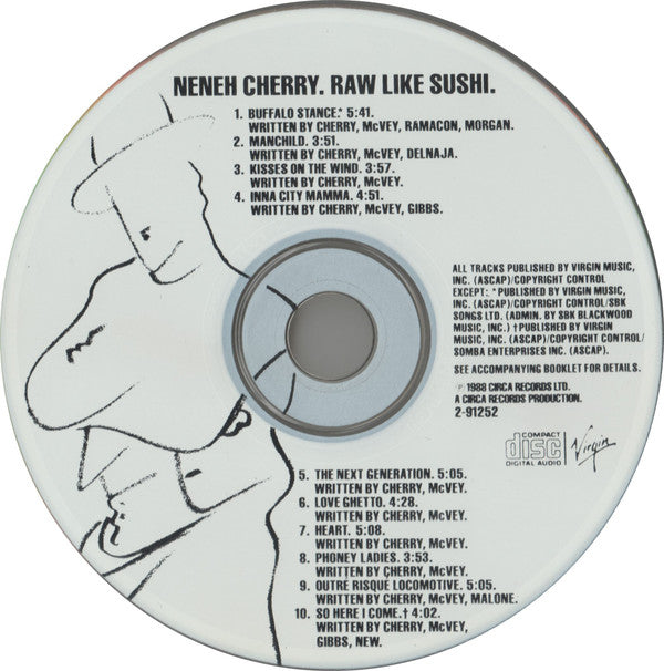 Neneh Cherry : Raw Like Sushi (CD, Album)