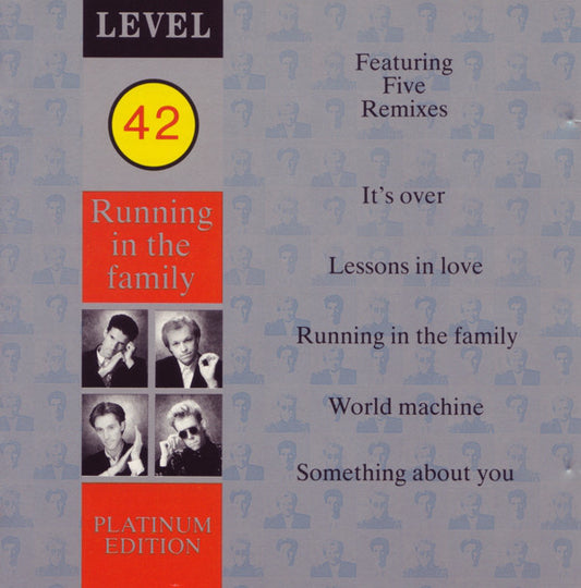 Level 42 : Running In The Family (Platinum Edition) (CD, Album)