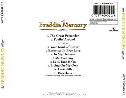 Freddie Mercury : The Freddie Mercury Album (CD, Album, Comp)