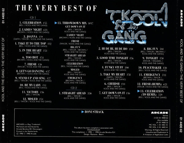 Kool & The Gang : The Very Best Of (2xCD, Comp)