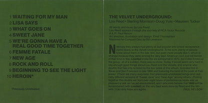 Velvet Underground* : 1969 - Velvet Underground Live With Lou Reed - Volume 1 (CD, Album)