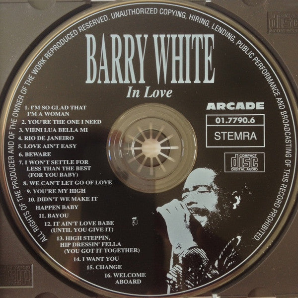 Barry White : In Love (CD, Comp)