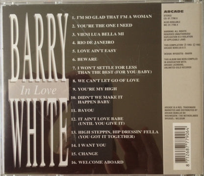 Barry White : In Love (CD, Comp)