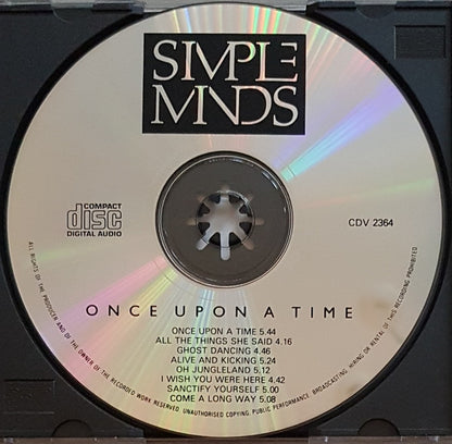 Simple Minds : Once Upon A Time (CD, Album, RP)