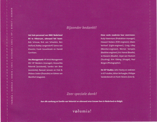 Volumia! : Puur (CD, Album, Copy Prot.)