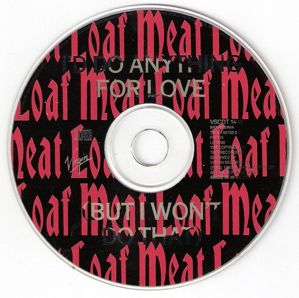 Meat Loaf : I'd Do Anything For Love (But I Won't Do That) (CD, Maxi)