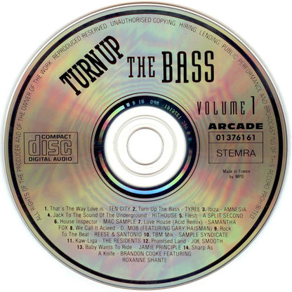 Various : Turn Up The Bass Volume 1 (CD, Comp)