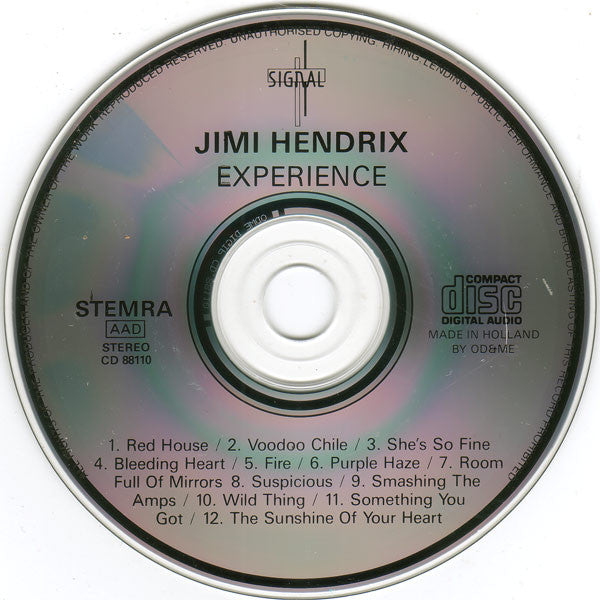 Jimi Hendrix : Experience (CD, Comp, Unofficial)