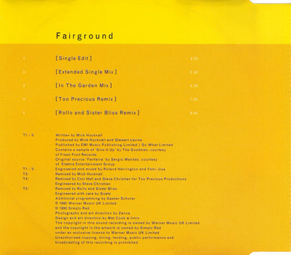 Simply Red : Fairground (The Remixes) (CD, Single, CD2)