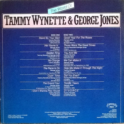 Tammy Wynette & George Jones* : The World Of Tammy Wynette & George Jones (LP, Comp)