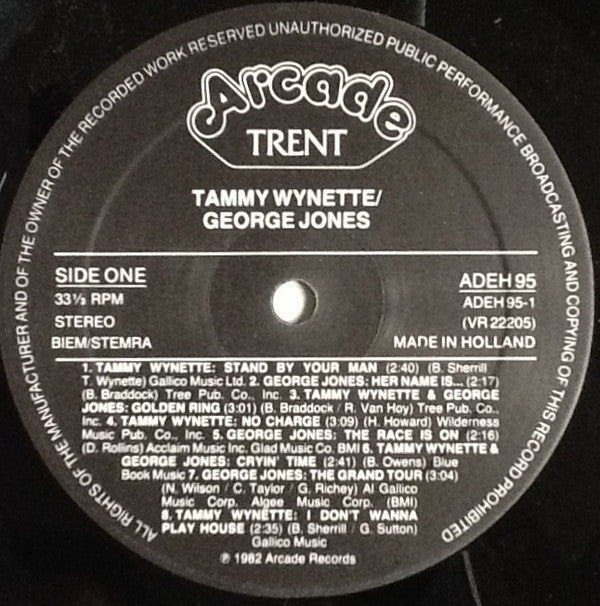 Tammy Wynette & George Jones* : The World Of Tammy Wynette & George Jones (LP, Comp)