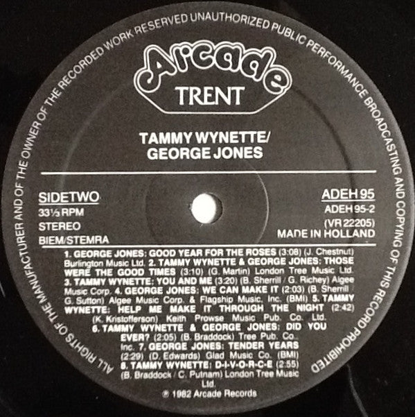 Tammy Wynette & George Jones* : The World Of Tammy Wynette & George Jones (LP, Comp)