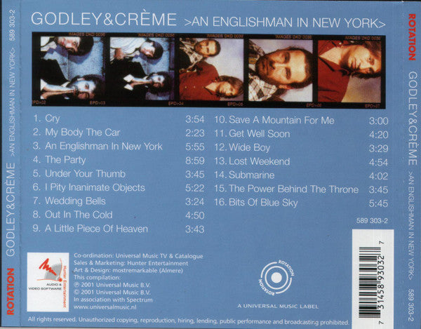 Godley & Creme : An Englishman In New York (CD, Comp)