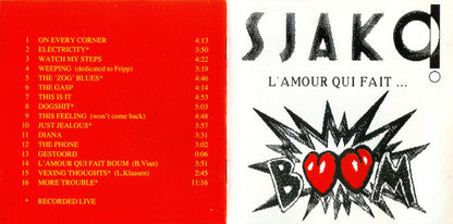 Sjako! : L'Amour Qui Fait Boum (CD, Album)