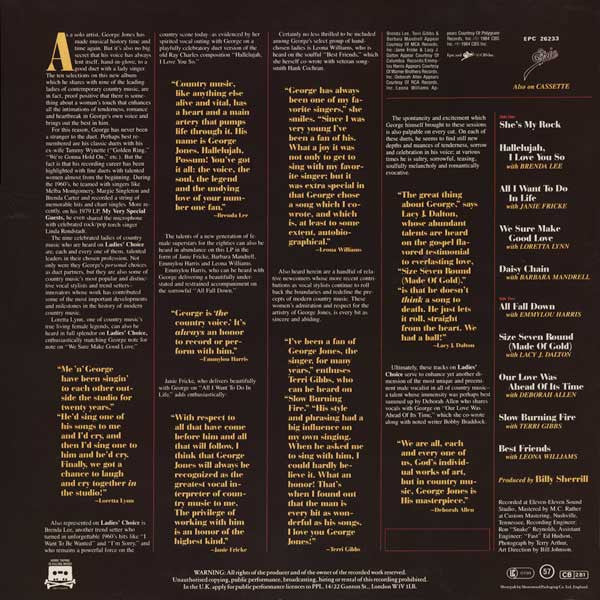 George Jones (2) : Ladies' Choice (LP, Album)