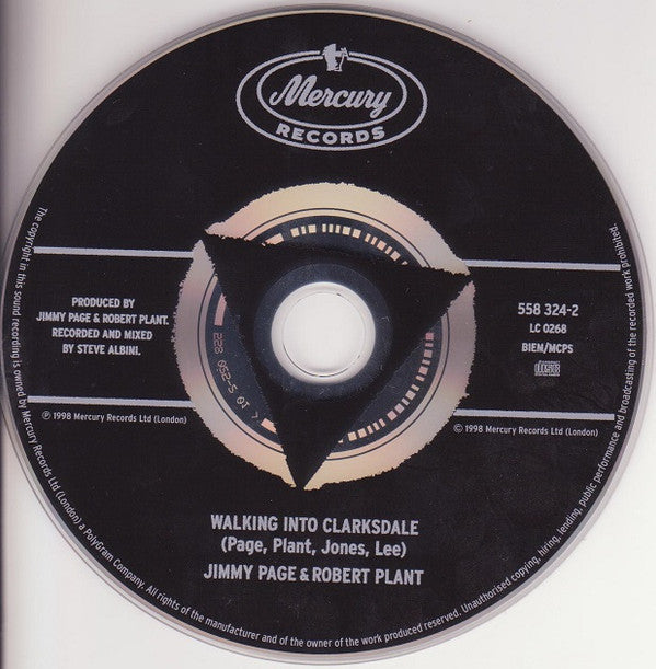 Jimmy Page & Robert Plant : Walking Into Clarksdale (CD, Album, Ltd, Car)