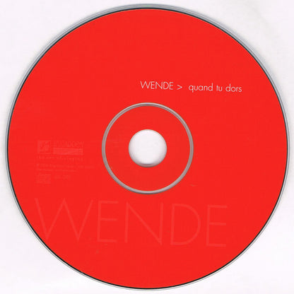 Wende Snijders : Quand Tu Dors (CD, Album, Dig)