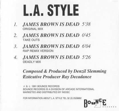 L.A. Style : James Brown Is Dead (CD, Maxi)