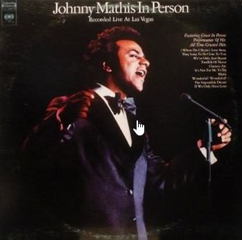 Johnny Mathis : In Person - Recorded Live At Las Vegas (2xLP, Album, Gat)